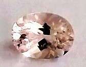 Natural Pink Morganite - SI1, 1.27 ct. - Oval