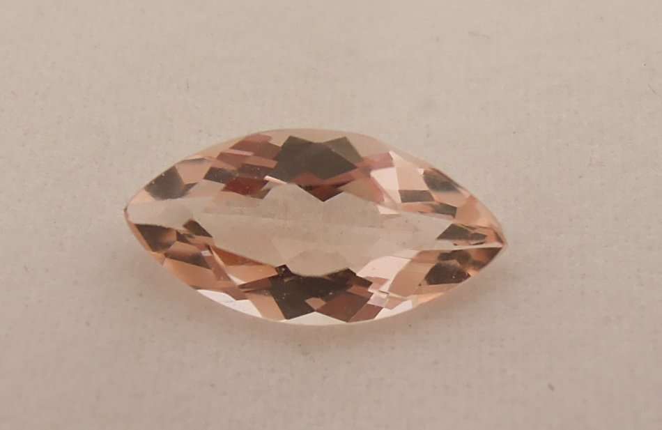 Natural Pink Morganite - I1, 1.31 ct. - Marquise