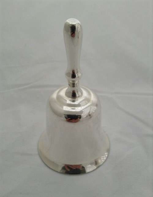 Lovely Silver Plate Emess Bell in beautiful condition
