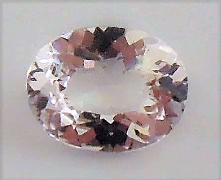 Natural Pink Morganite - Oval, SI, 1.31ct.