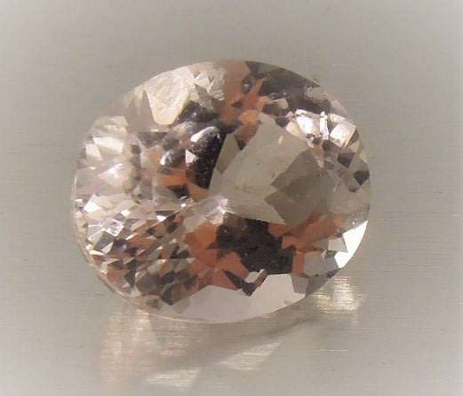 Certified Natural Pink Morganite - Oval, vs, 1.98ct.
