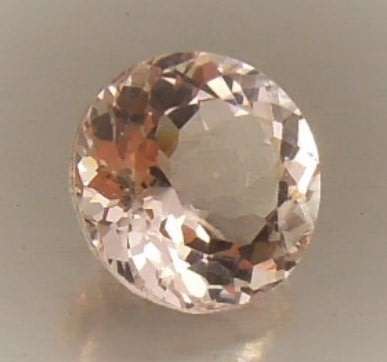 Certified Natural Pink Morganite - Round, VS, 2.95ct.