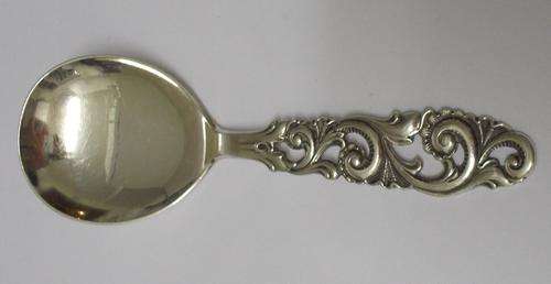 Norwegian Silver Preserve Spoon. Marked 830S Mylius Norway NM, 26g - 13cm