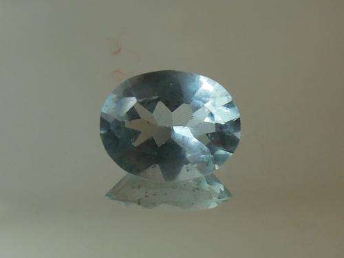 Natural Ice blue Aquamarine, 1.38ct., SI