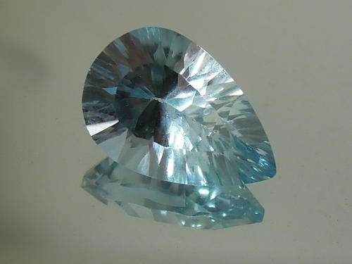 Natural Blue Topaz, Faceted Pear, 3.45 ct. (VS)