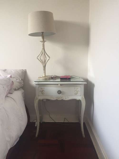 Bedside Table on Queen Anne Legs