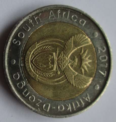 Order of the Companions of OR Thambo R5 Coin - Good Condition - Circulated