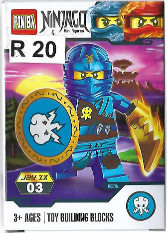 *PinBa Brand* Ninjago Minifigure (Jay)