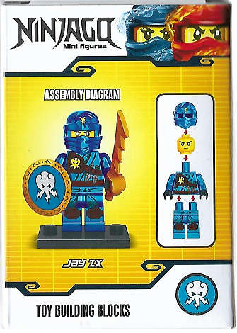 *PinBa Brand* Ninjago Minifigure (Jay)