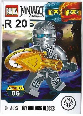 *PinBa Brand* Ninjago Minifigure (Zane)