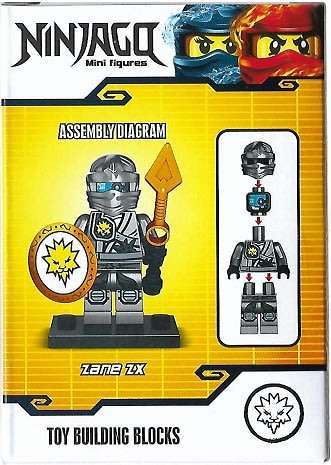 *PinBa Brand* Ninjago Minifigure (Zane)