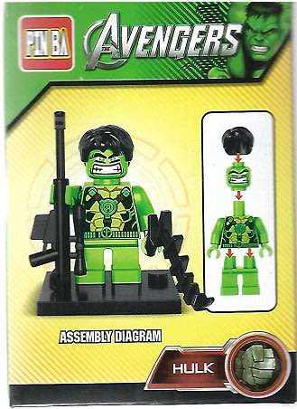 *PinBa Brand* Hulk Minifigure Super Hero