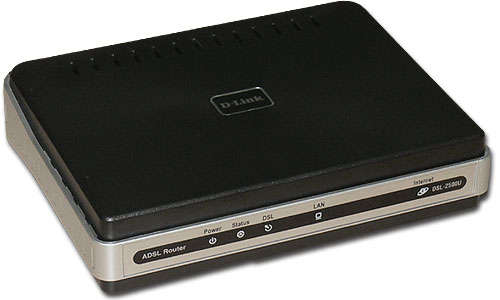 D-Link ADSL2+ modem/ router