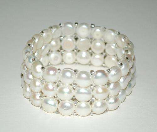 ***STUNNING REAL PEARL BRACELET - BEAUTIFUL!!!!!