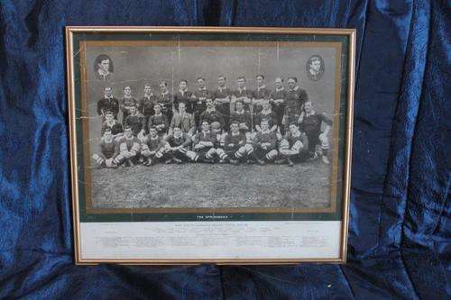 Framed photograph of the 1906 Springbok Rugby Tour