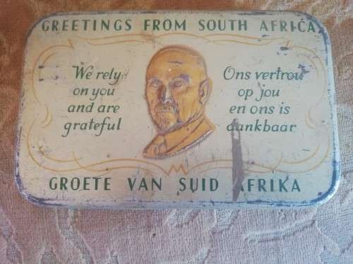 1940's Jan Smuts Gift Tin Box