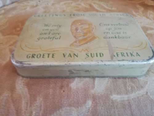 1940's Jan Smuts Gift Tin Box