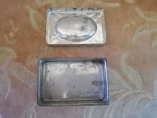 Two Vintage Lion Brand Quality Steel Pin Tins
