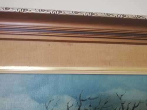 A Johnny De Kock Oil Painting - Thatch Buildings '83