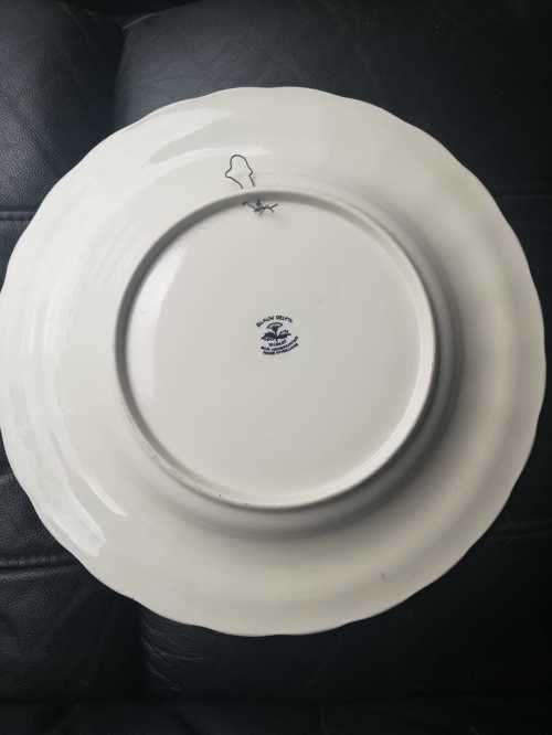 A Delfts Blue - Distel - Windmills and Cottages 35cm Wall Plate