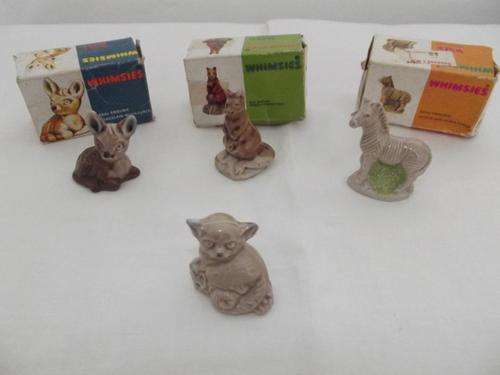 *** Four Whimsies - Wade Porcelain Minatures ***