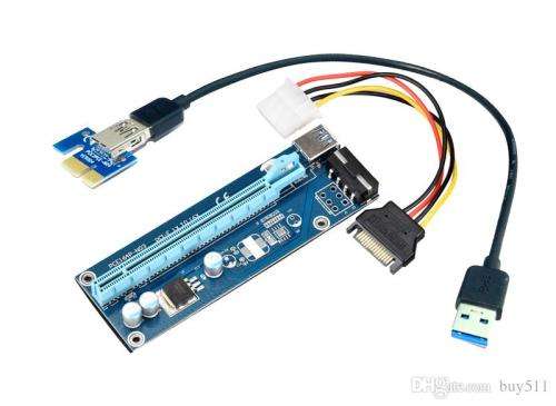 Powered Risers Card Ethereum/Bitcoin