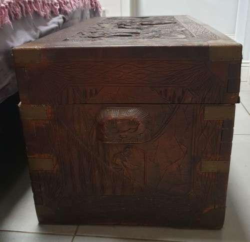 Kist - Beautiful hand crafted wooden kist