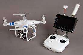 DJI Phantom II drone + Remote + Gimbal + GOPro Hero 3+ + 10" Screen + Extra props and battery
