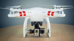 DJI Phantom II drone + Remote + Gimbal + GOPro Hero 3+ + 10" Screen + Extra props and battery