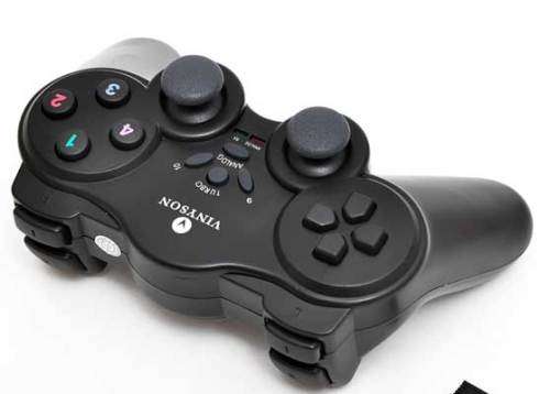 RF WIRELESS GAME PAD CONTROLLER COMPATIBLE FOR PC AND PS3