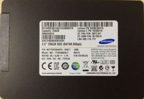 SAMSUNG  SSD 2.5" 256Gb *256GB* SOLID STATE DRIVE