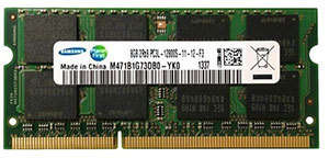 SAMSUNG / SKHYNIX / MICRON  8GB 2Rx8 PC3L 12800S DDR3, 1 x LAPTOP RAM