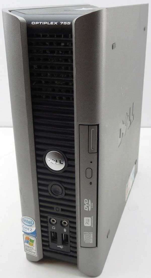 DELL OPTIPLEX 755 USFF, ULTRA SMALL, PENTIUM DUAL CORE, 2GB RAM, 80GB HD, WIN VISTA BUS,DVD,ETC