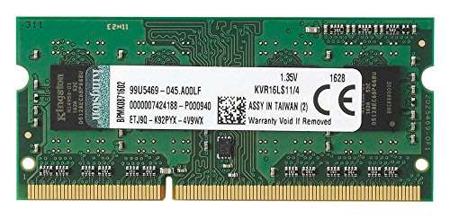 [BARGAIN] KINGSTON 4GB, DDR3L 1600MHz, LOW VOLTAGE 1.35V,  LAPTOP RAM