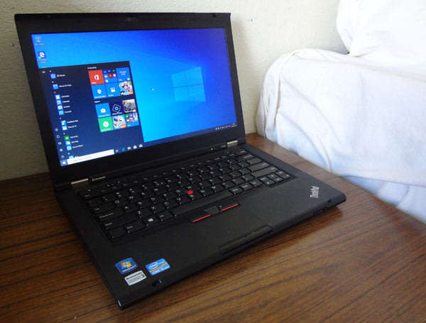 [BARGAIN] LENOVO T430 3RD GEN, CORE i5, 500GB HD, 4GB RAM, WiFi, WIN 10 PRO, DVD, NIGHT LIGHT, ETC