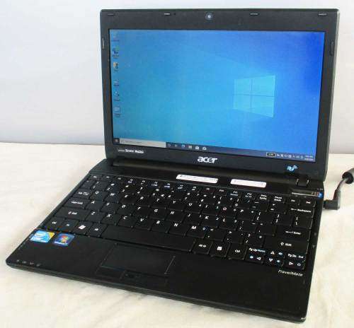 ACER TRAVEL MATE, INTEL CORE i3 CPU U380, 320GB HD, 4GB RAM, WIFI, CAM, 10.5``, WIN 10 PRO, ETC