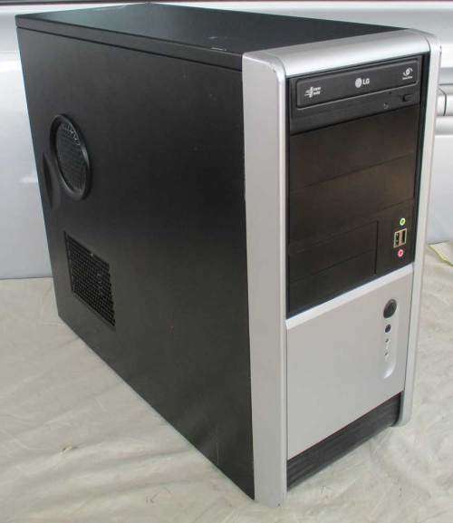 Desktop pc,ati redeon graphics ,cpu e8400, 4gb ram, 160gb hd, dvd, win 10 pro