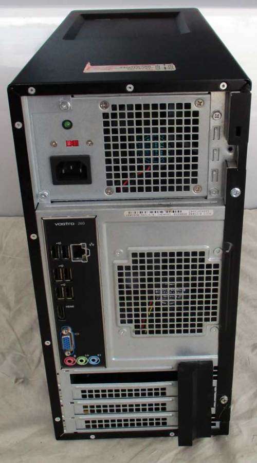 Dell vostro 260 desktop pc, intel pentium g630, 4gb ram, 500gb hd, dvd rw, win 10 pro