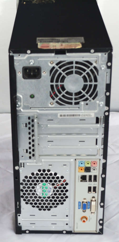 FIRESALE hp 3130 desktop pc, core 2 dual cpu e7500, 4gb ram, 320gb hd, vga, dvd, win 11 pro, etc