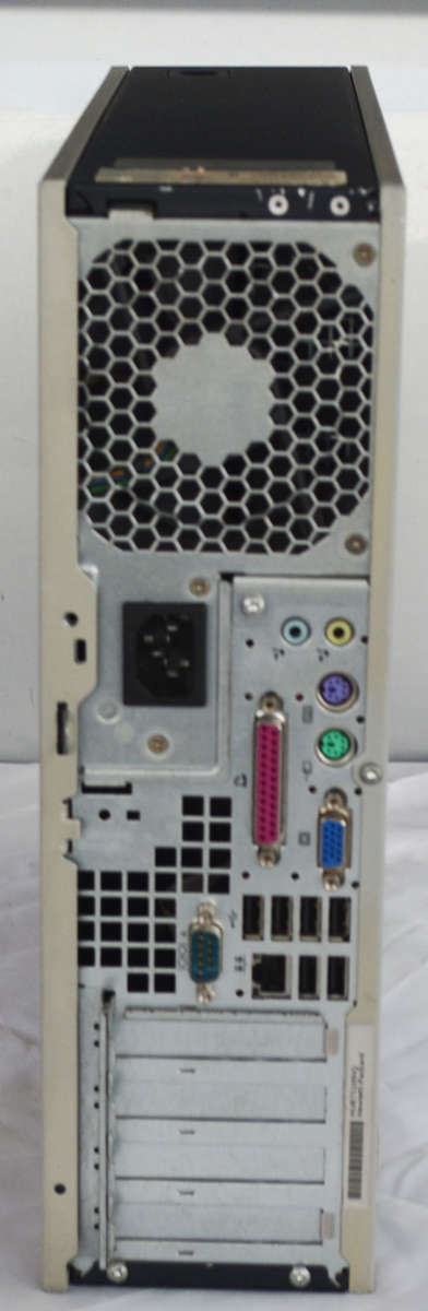 hp 7800p desktop pc, core dual cpu e6550, 3gb ram, 160gb hd, vga, dvd, win Vista , etc