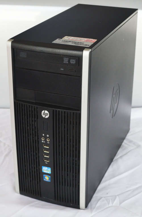 hp 6300 desktop pc, Intel core i3-2130 cpu, 6gb ram, 500gb hd, vga, dvd, win 11 pro, etc