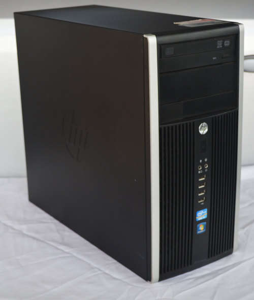 hp 6300 desktop pc, Intel core i3-2130 cpu, 6gb ram, 500gb hd, vga, dvd, win 11 pro, etc