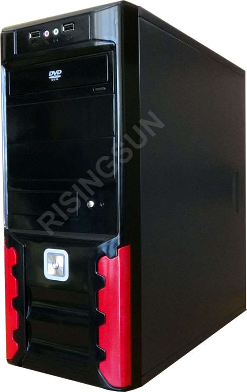 STYLISH PC CASING WITH FRONT USB PORTS ETC *BRAND NEW*