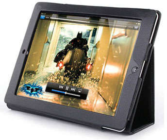 APPLE iPAD 2 PU LEATHER FOLIO / CASE (BRAND NEW)