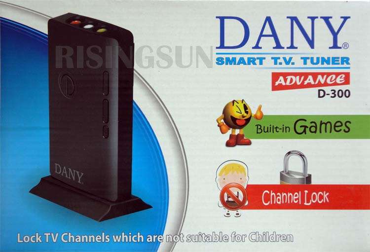 DANY TV TUNER WITH REMOTE, CONVERT CRT MONITOR INTO TV (BRAND NEW)
