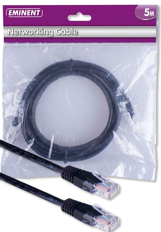 EMINENT High Quality 5 Meter CAT5e Network Cable Brand New)