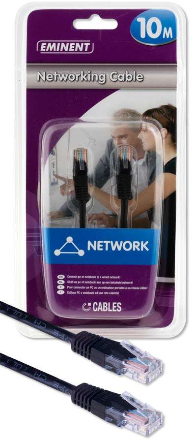 EMINENT High Quality 10 Meter CAT5e Network Cable Brand New)