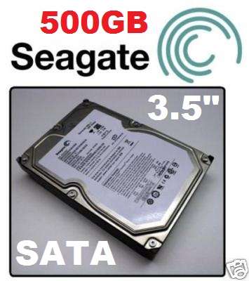 SEAGATE BARRACUDA  500GB 7200RPM SATA HARD DRIVE
