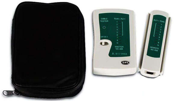 XGR RJ45 AND RJ11 NETWORK CABLE TESTER