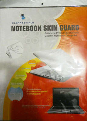 NOTEBOOK SKIN GUARD FOR SIZE UPTO 15.4 LAPTOPS